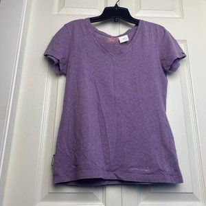 Mammut Women's Cotton V-Neck T Shirt Size Small